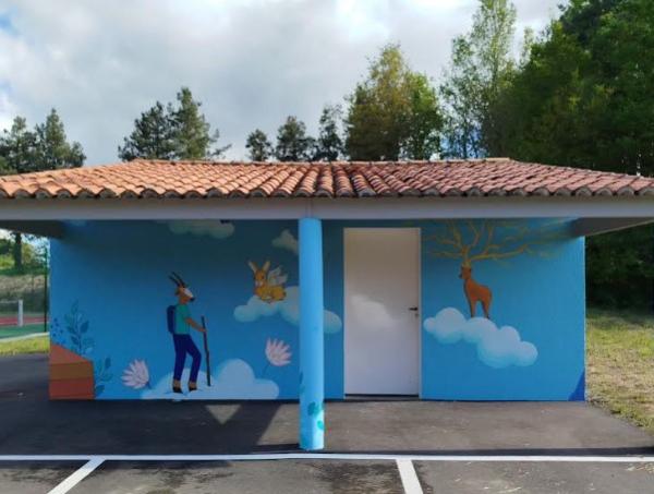 Atelier de fresque participative — L'étang des Brosses, La Merlatière (3)